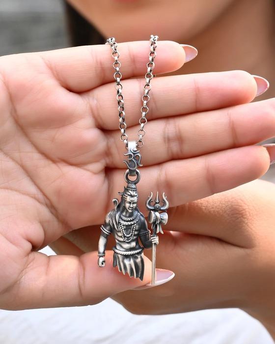 Shop Hanuman, Ganesha, Shiva and Other God Silver Pendant – Meera Jaipur