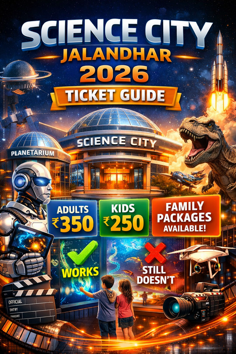 Science City Jalandhar Ticket Price 2026: Entry Fees, Packages...